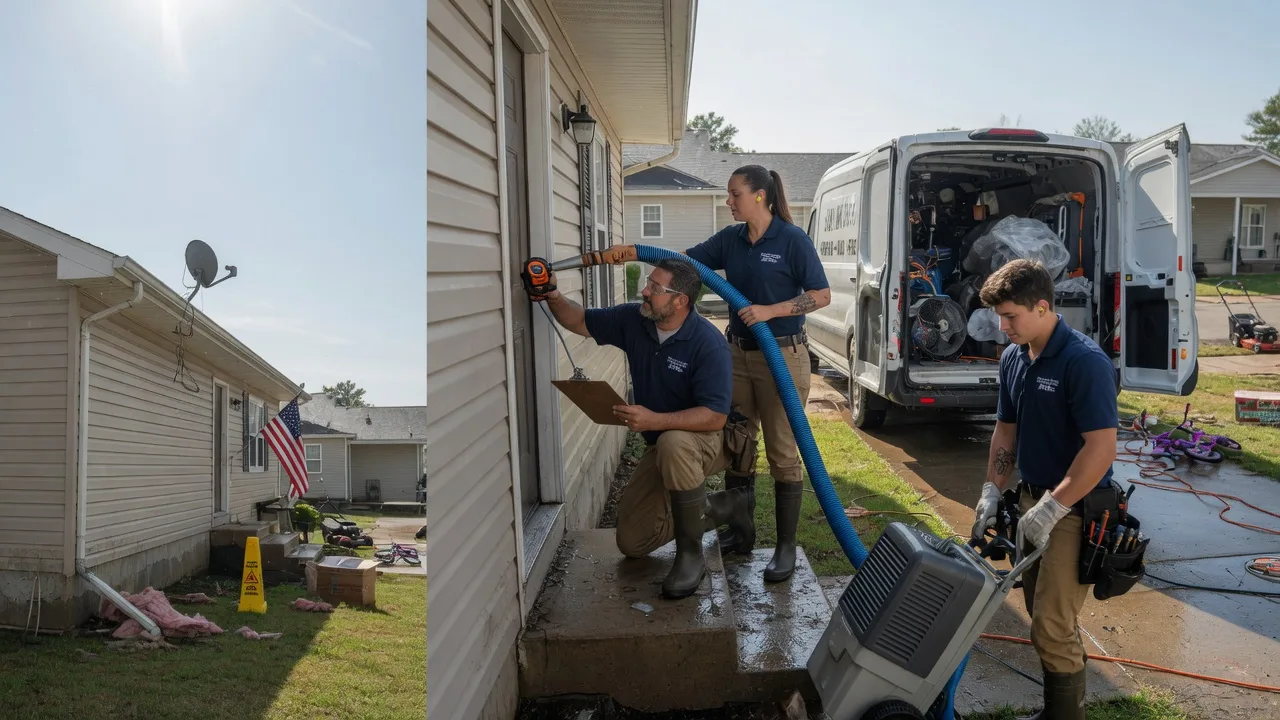 Ceiling Water Damage Restoration in Terral, OK near me