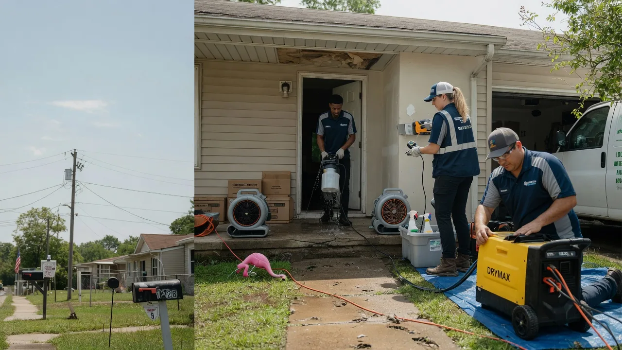 Storm Damage Water Removal in Terral, OK near me